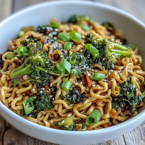 Steamed broccoli and carrots add crisp texture to this easy Asian Teriyaki Noodle Bowl.