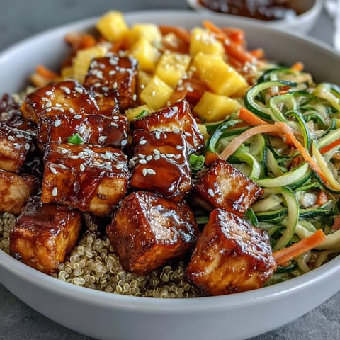 Easy Teriyaki Quinoa Bowl