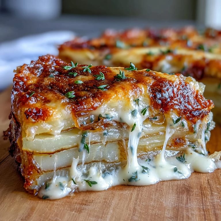 Freshly baked vegetarian Cheese and Potato Pie served warm with a crisp green salad for a comforting dinner.