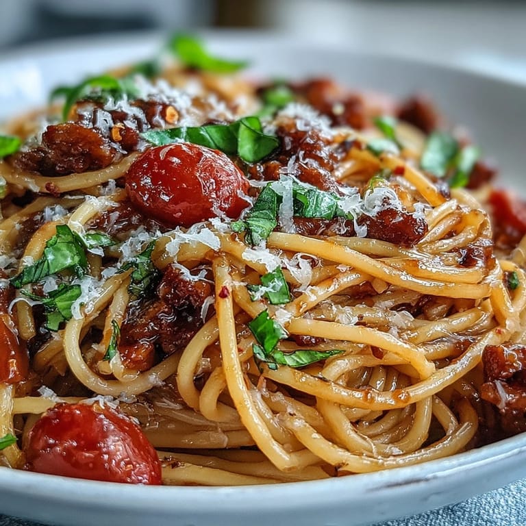 Fresh basil and grated Parmesan garnish a bowl of Italian Drunken Noodles, a bold wine-kissed pasta dinner.
