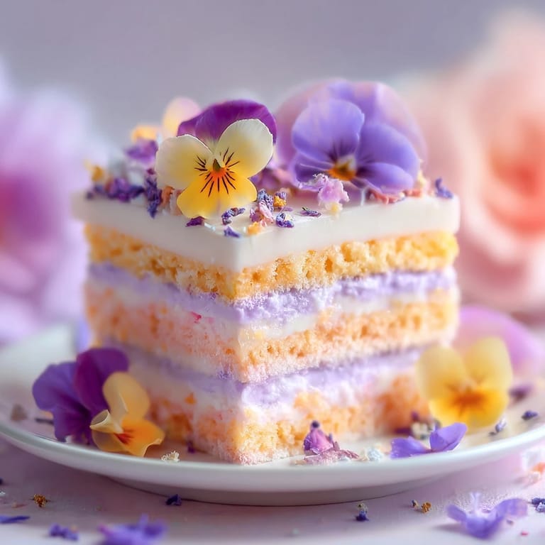 Elegant birthday mini cakes with vanilla-lemon sponge, pastel buttercream, and edible spring flowers—perfect for celebrating in style.