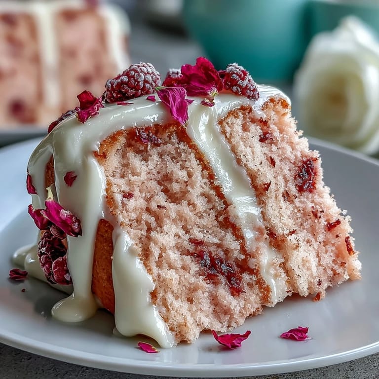 Decadent Bridal Shower Rosé Velvet Cake, ready to impress guests with luxurious gold accents.