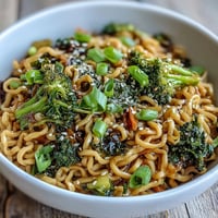 Steamed broccoli and carrots add crisp texture to this easy Asian Teriyaki Noodle Bowl.