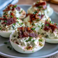 Bacon Ranch Deviled Eggs